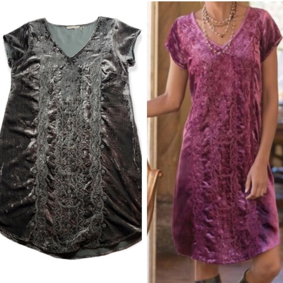 Soft Surroundings Boho Velvet Dress - Picture 2 of 11